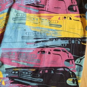 LuLaRoe Pants - Lularoe OS leggings Brand new, trains, subway cars LuLaRoe Pants - Lularoe OS leggings Brand new, trains, subway cars